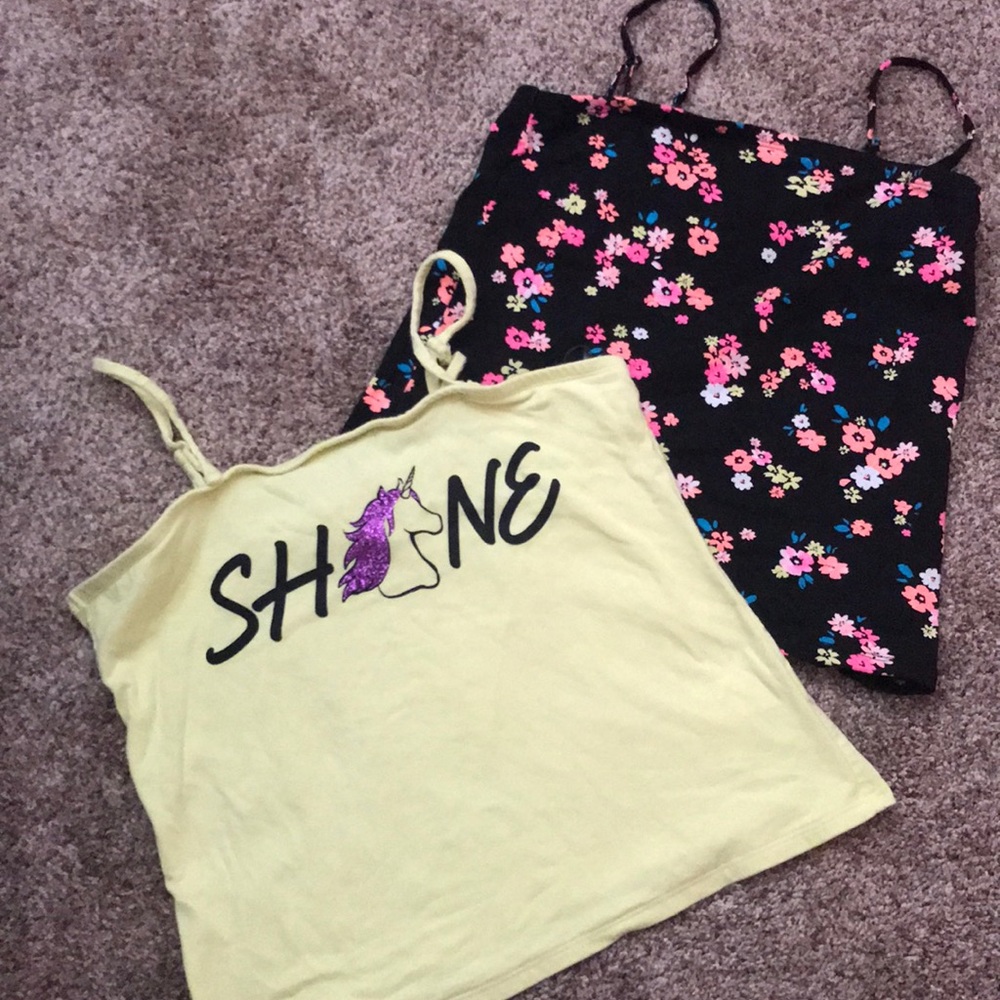Two crop top shirts